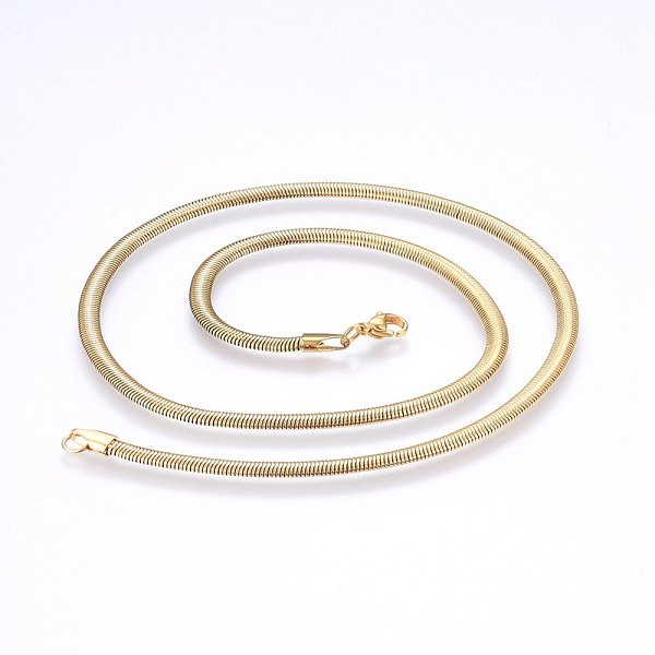 PandaHall 304 Stainless Steel Herringbone Chain Necklaces, with Lobster Claw Clasps, Golden, 19.7 inch(50cm), 6mm 304 Stainless Steel
PandaHall 304 Stainless Steel Herringbone Chain Necklaces, with Lobster Claw Clasps, Golden, 19.7 inch(50cm), 6mm 304 Stainless Steel