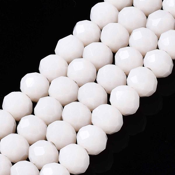 PandaHall Opaque Solid Color Glass Beads Strands, Faceted, Rondelle, Thistle, 6x5mm, Hole: 1mm, about 87~90pcs/strand, 17~17.5 inch..., Purple
PandaHall Opaque Solid Color Glass Beads Strands, Faceted, Rondelle, Thistle, 6x5mm, Hole: 1mm, about 87~90pcs/strand, 17~17.5 inch..., Purple