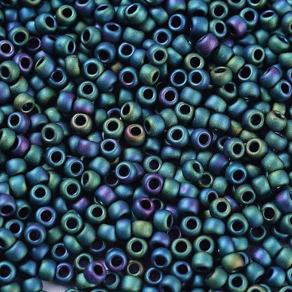PandaHall TOHO Round Seed Beads, Japanese Seed Beads, (706) Matte Color Iris Teal, 11/0, 2.2mm, Hole: 0.8mm, about 5555pcs/50g Glass Cyan
PandaHall TOHO Round Seed Beads, Japanese Seed Beads, (706) Matte Color Iris Teal, 11/0, 2.2mm, Hole: 0.8mm, about 5555pcs/50g Glass Cyan