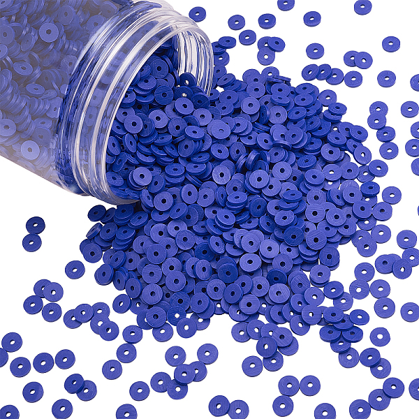 PandaHall Handmade Polymer Clay Beads, Disc/Flat Round, Heishi Beads, Medium Blue, 6x1mm, Hole: 2mm, about 3040~3200pcs/box Polymer Clay...
PandaHall Handmade Polymer Clay Beads, Disc/Flat Round, Heishi Beads, Medium Blue, 6x1mm, Hole: 2mm, about 3040~3200pcs/box Polymer Clay...