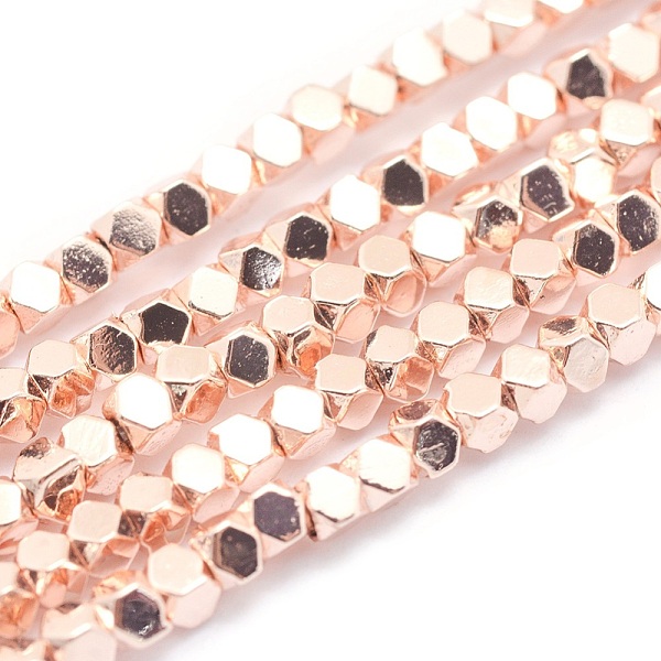 PandaHall Electroplate Non-magnetic Synthetic Hematite Beads Strands, Grade AA, Long-Lasting Plated, Faceted, Cube, Light Rose Gold Plated...
PandaHall Electroplate Non-magnetic Synthetic Hematite Beads Strands, Grade AA, Long-Lasting Plated, Faceted, Cube, Light Rose Gold Plated...