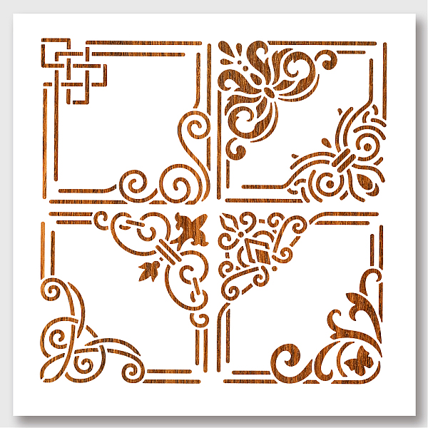 PandaHall PET Hollow Out Drawing Painting Stencils, for DIY Scrapbook, Photo Album, Dialog Box Pattern, 300x300mm Plastic Others
PandaHall PET Hollow Out Drawing Painting Stencils, for DIY Scrapbook, Photo Album, Dialog Box Pattern, 300x300mm Plastic Others