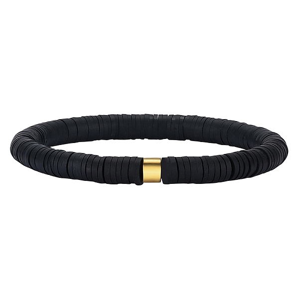 PandaHall Polymer Clay Heishi Surfer Stretch Bracelet with 304 Stainless Steel Beaded, Preppy Bracelet, Black, Inner Diameter: 2 inch(5.2cm)...
PandaHall Polymer Clay Heishi Surfer Stretch Bracelet with 304 Stainless Steel Beaded, Preppy Bracelet, Black, Inner Diameter: 2 inch(5.2cm)...