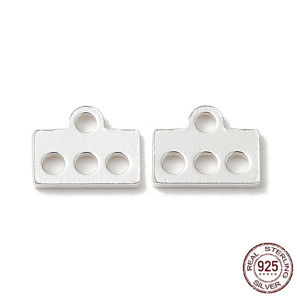 PandaHall 925 Sterling Silver Chandelier Component Links, 4-Loop Rectangle Connector, Silver, 4.3x5.5x0.6mm, Hole: 1mm Sterling Silver...
PandaHall 925 Sterling Silver Chandelier Component Links, 4-Loop Rectangle Connector, Silver, 4.3x5.5x0.6mm, Hole: 1mm Sterling Silver...