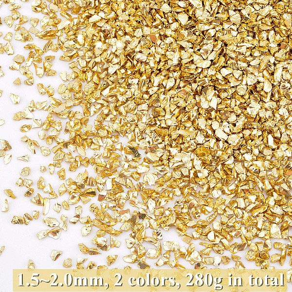 PandaHall Olycraft Plated Glass Seed Beads, For Nail Art Decoration Accessories, No Hole/Undrilled, Chips, Mixed Color, 1.5~2.0mm, about..., Multicolor
PandaHall Olycraft Plated Glass Seed Beads, For Nail Art Decoration Accessories, No Hole/Undrilled, Chips, Mixed Color, 1.5~2.0mm, about..., Multicolor