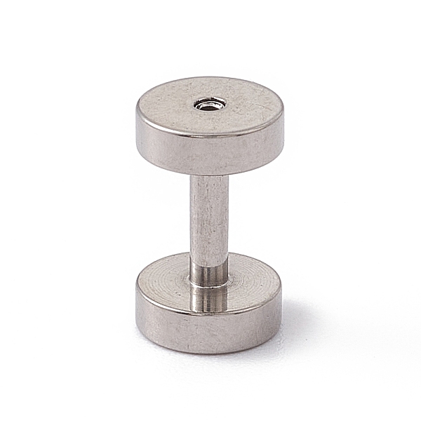 PandaHall 304 Stainless Steel Ear Plugs Gauges, Screw Tunnel Ear Expander for Men Women, Stainless Steel Color, 10x6mm, Hole: 0.8mm 304...
PandaHall 304 Stainless Steel Ear Plugs Gauges, Screw Tunnel Ear Expander for Men Women, Stainless Steel Color, 10x6mm, Hole: 0.8mm 304...
