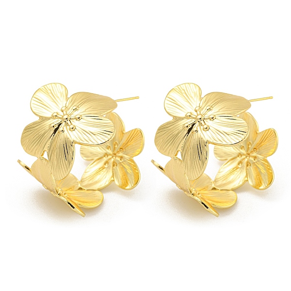 PandaHall Rack Plating Brass Stud Earrings, Long-Lasting Plated, Lead Free & Cadmium Free, Flower, Real 18K Gold Plated, 37x34mm Brass...
PandaHall Rack Plating Brass Stud Earrings, Long-Lasting Plated, Lead Free & Cadmium Free, Flower, Real 18K Gold Plated, 37x34mm Brass...