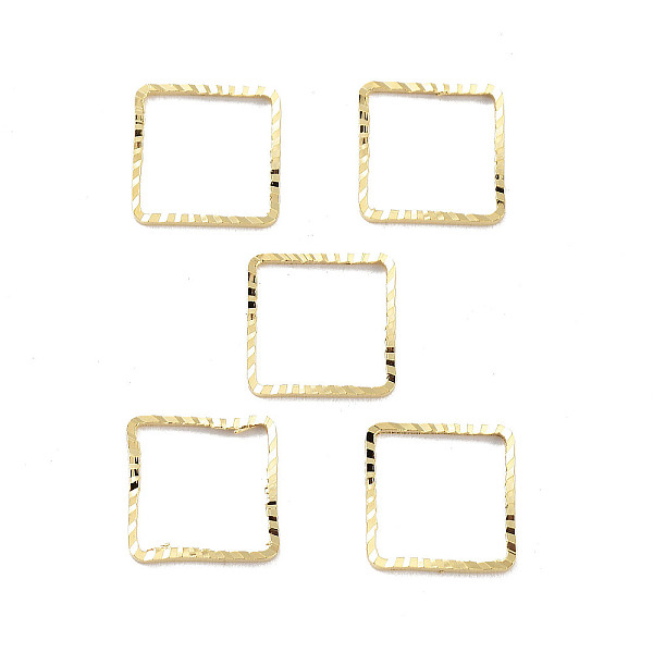 PandaHall Brass Beads Frames, Cadmium Free & Lead Free, Square, Real 24K Gold Plated, 10x10x1mm Brass Square
PandaHall Brass Beads Frames, Cadmium Free & Lead Free, Square, Real 24K Gold Plated, 10x10x1mm Brass Square