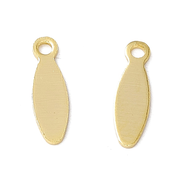 PandaHall Brass Pendants, Cadmium Free & Lead Free, Oval Charm, Real 24K Gold Plated, 10x3x0.5mm, Hole: 1mm Brass Oval
PandaHall Brass Pendants, Cadmium Free & Lead Free, Oval Charm, Real 24K Gold Plated, 10x3x0.5mm, Hole: 1mm Brass Oval