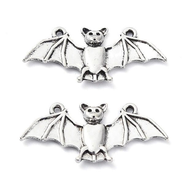 PandaHall Tibetan Style Alloy Pendant, for Halloween, Lead Free & Cadmium Free, Bat, 15x33x2mm, Hole: 1.2mm, 541pcs/1000g Alloy Bat
PandaHall Tibetan Style Alloy Pendant, for Halloween, Lead Free & Cadmium Free, Bat, 15x33x2mm, Hole: 1.2mm, 541pcs/1000g Alloy Bat