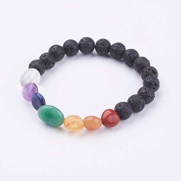 PandaHall Adjustable Gemstone Stretch Bracelets, Round & Nuggets, 2-1/4 inch(58mm) Mixed Stone
PandaHall Adjustable Gemstone Stretch Bracelets, Round & Nuggets, 2-1/4 inch(58mm) Mixed Stone