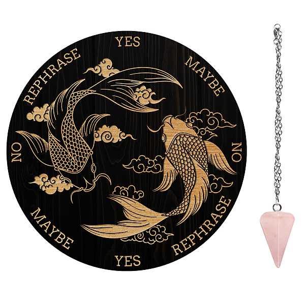 PandaHall AHADEMAKER 1Pc Cone/Spike/Pendulum Natural Rose Quartz Stone Pendants, 1Pc 304 Stainless Steel Cable Chain Necklaces, 1Pc PVC...
PandaHall AHADEMAKER 1Pc Cone/Spike/Pendulum Natural Rose Quartz Stone Pendants, 1Pc 304 Stainless Steel Cable Chain Necklaces, 1Pc PVC...