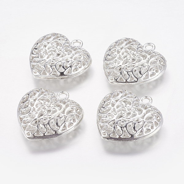 PandaHall Tibetan Silver Color Plated Pendants, Cadmium Free & Nickel Free & Lead Free, Heart, Silver Color Plated, about 36mm long, 35mm...
PandaHall Tibetan Silver Color Plated Pendants, Cadmium Free & Nickel Free & Lead Free, Heart, Silver Color Plated, about 36mm long, 35mm...