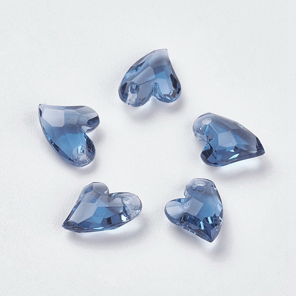 PandaHall Transparent Acrylic Charms, Faceted, Heart, Cornflower Blue, 11x9x4mm, Hole: 0.5mm Acrylic Heart
PandaHall Transparent Acrylic Charms, Faceted, Heart, Cornflower Blue, 11x9x4mm, Hole: 0.5mm Acrylic Heart