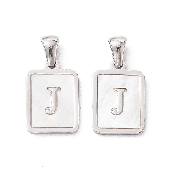 PandaHall 304 Stainless Steel Pave Shell Pendants, Rectangle Charm, Stainless Steel Color, Letter J, 17.5x12x1.5mm, Hole: 3x5mm Stainless...
PandaHall 304 Stainless Steel Pave Shell Pendants, Rectangle Charm, Stainless Steel Color, Letter J, 17.5x12x1.5mm, Hole: 3x5mm Stainless...