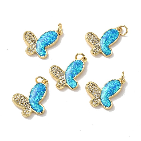 PandaHall Rack Plating Brass Micro Pave Cubic Zirconia with Synthetic Opal Pendants, with Jump Ring, Lead Free & Cadmium Free, Long-Lasting..., Cyan
PandaHall Rack Plating Brass Micro Pave Cubic Zirconia with Synthetic Opal Pendants, with Jump Ring, Lead Free & Cadmium Free, Long-Lasting..., Cyan