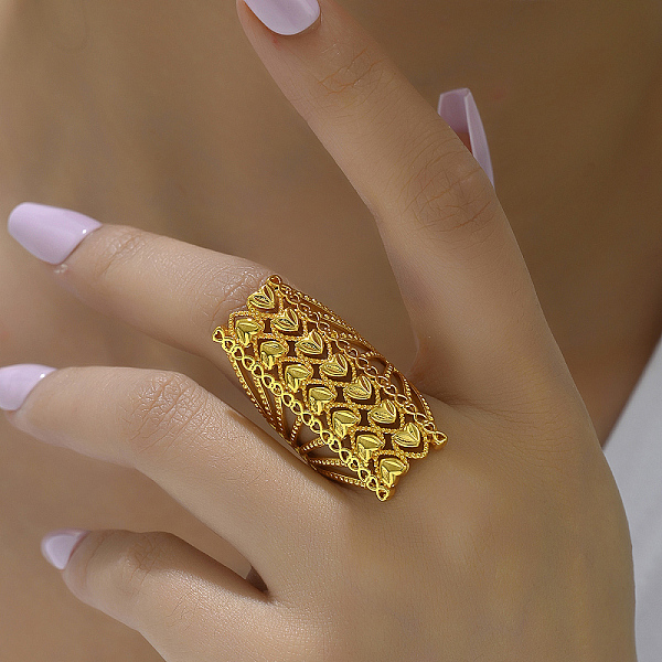 PandaHall Fashionable European and American Wheat Spike Lucky Ring Open Female Ring. Brass
PandaHall Fashionable European and American Wheat Spike Lucky Ring Open Female Ring. Brass