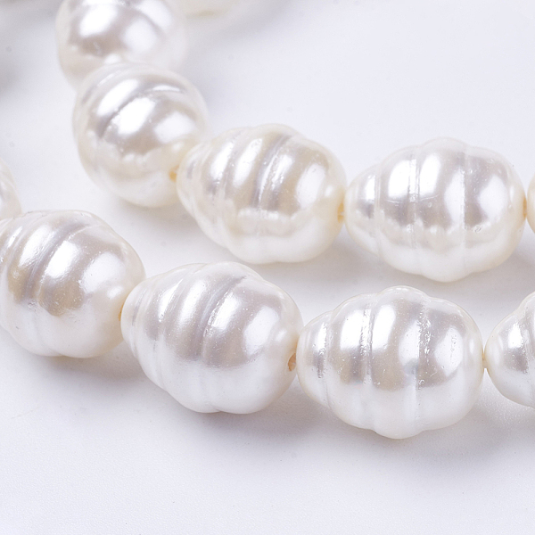 PandaHall Shell Pearl Beads Strands, Potato, White, 15~17x12~14mm, Hole: 1mm, about 26pcs/strand, 15.7 inch Shell Pearl Potato White
PandaHall Shell Pearl Beads Strands, Potato, White, 15~17x12~14mm, Hole: 1mm, about 26pcs/strand, 15.7 inch Shell Pearl Potato White