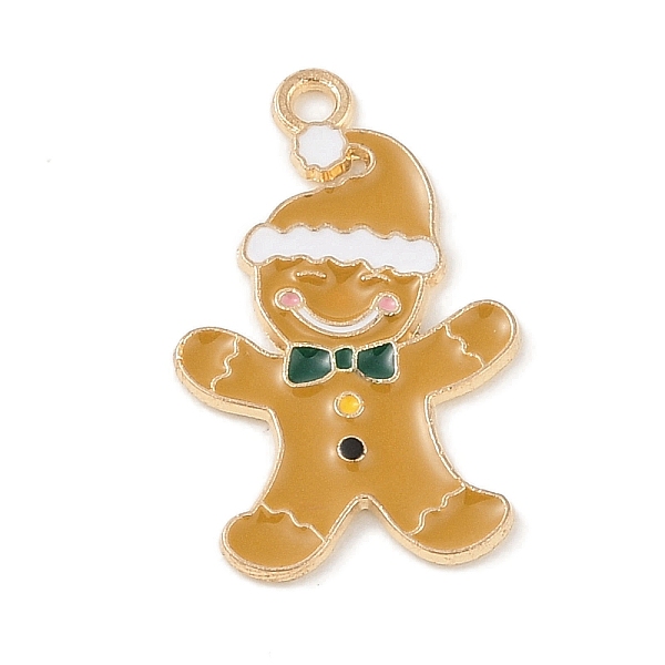 PandaHall Christmas Theme Alloy Enamel Pendants, Light Gold, Gingerbread Man, 27.5x17x1.5mm, Hole: 1.8mm Alloy+Enamel Gingerbread Man Gold
PandaHall Christmas Theme Alloy Enamel Pendants, Light Gold, Gingerbread Man, 27.5x17x1.5mm, Hole: 1.8mm Alloy+Enamel Gingerbread Man Gold