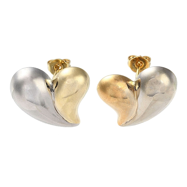 PandaHall Rack Plated Brass Studs Earring, Long-Lasting Plated, Lead Free & Cadmium Free, Heart, Real 18K Gold Plated, 17x19mm Brass Heart
PandaHall Rack Plated Brass Studs Earring, Long-Lasting Plated, Lead Free & Cadmium Free, Heart, Real 18K Gold Plated, 17x19mm Brass Heart