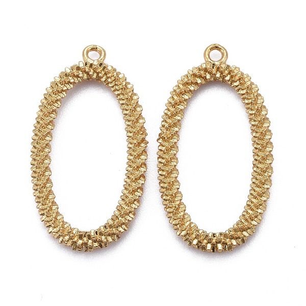 PandaHall Brass Pendants, Long-Lasting Plated, Oval, Real 18K Gold Plated, 30x16x3mm, Hole: 1.6mm Brass Oval
PandaHall Brass Pendants, Long-Lasting Plated, Oval, Real 18K Gold Plated, 30x16x3mm, Hole: 1.6mm Brass Oval