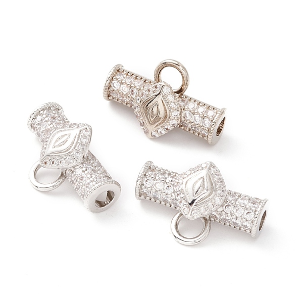 PandaHall Brass Micro Pave Cubic Zirconia Pendants, Long-Lasting Plated, Column with Rhombus, Platinum, 14x21x8mm, Hole: 3.2~3.7mm..., Clear
PandaHall Brass Micro Pave Cubic Zirconia Pendants, Long-Lasting Plated, Column with Rhombus, Platinum, 14x21x8mm, Hole: 3.2~3.7mm..., Clear
