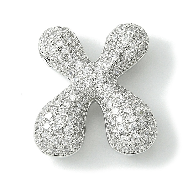 PandaHall Rack Plating Brass Cubic Zirconia Pendants, Cadmium Free & Lead Free, Long-Lasting Plated, Alphabet, Letter X, 21.5x19.5x8mm, Hole..., Clear
PandaHall Rack Plating Brass Cubic Zirconia Pendants, Cadmium Free & Lead Free, Long-Lasting Plated, Alphabet, Letter X, 21.5x19.5x8mm, Hole..., Clear