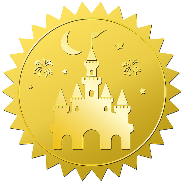PandaHall 34 Sheets Self Adhesive Gold Foil Embossed Stickers, Round Dot Medal Decorative Decals for Envelope Card Seal, House, 165x211mm...
PandaHall 34 Sheets Self Adhesive Gold Foil Embossed Stickers, Round Dot Medal Decorative Decals for Envelope Card Seal, House, 165x211mm...