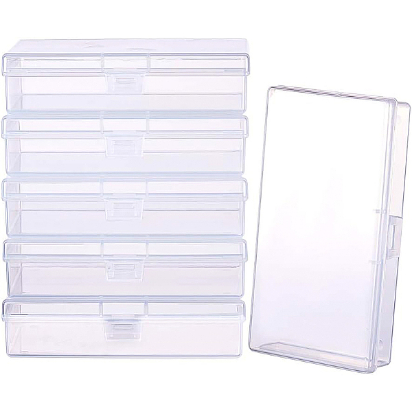 PandaHall BENECREAT 6 Pack Rectangle Clear Plastic Bead Storage Containers Box Case with Flip-Up Lids for Small Items, Pills, Herbs, Tiny...
PandaHall BENECREAT 6 Pack Rectangle Clear Plastic Bead Storage Containers Box Case with Flip-Up Lids for Small Items, Pills, Herbs, Tiny...