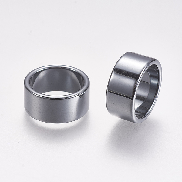 PandaHall Non-magnetic Synthetic Hematite Rings, Original Color, Size 7, 17mm Non-magnetic Hematite
PandaHall Non-magnetic Synthetic Hematite Rings, Original Color, Size 7, 17mm Non-magnetic Hematite