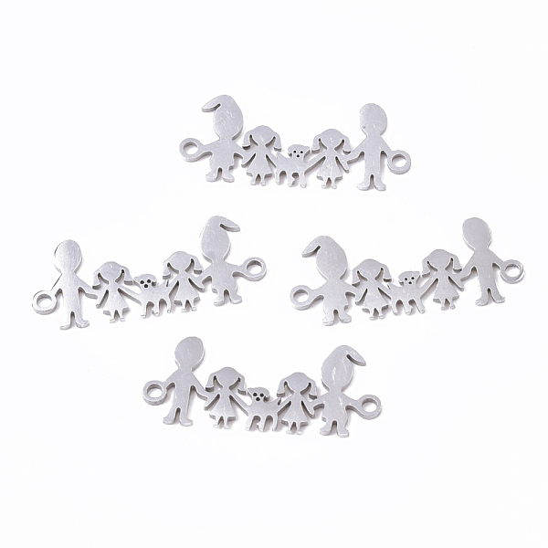 PandaHall 201 Stainless Steel Links connectors, Laser Cut, Family, Stainless Steel Color, 11x26x1mm, Hole: 1.5mm 201 Stainless Steel Human
PandaHall 201 Stainless Steel Links connectors, Laser Cut, Family, Stainless Steel Color, 11x26x1mm, Hole: 1.5mm 201 Stainless Steel Human
