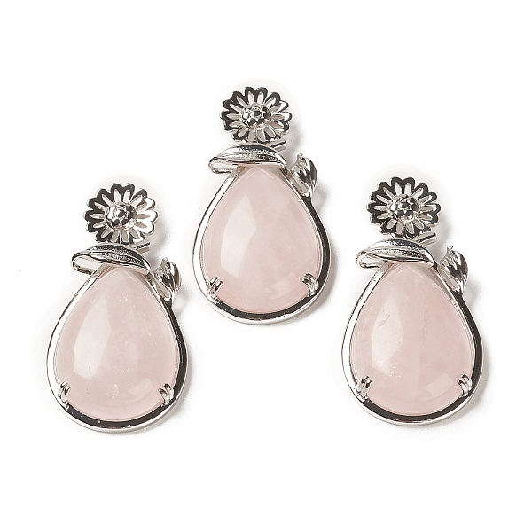 PandaHall Natural Rose Quartz Pendants, with Brass Findings, Flower with Teardrop, 56x28x8mm, Hole: 5x2.5mm Rose Quartz Teardrop
PandaHall Natural Rose Quartz Pendants, with Brass Findings, Flower with Teardrop, 56x28x8mm, Hole: 5x2.5mm Rose Quartz Teardrop