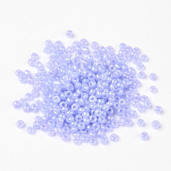 PandaHall Glass Seed Beads, Ceylon, Round, Lilac, 2mm, Hole: 1mm, about 30000pcs/pound Glass Purple
PandaHall Glass Seed Beads, Ceylon, Round, Lilac, 2mm, Hole: 1mm, about 30000pcs/pound Glass Purple