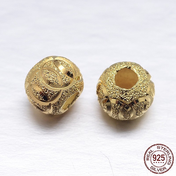 PandaHall Real 18K Gold Plated Rondelle 925 Sterling Silver Textured Beads, Golden, 7x6mm, Hole: 2.8mm, about 50pcs/20g Sterling Silver...
PandaHall Real 18K Gold Plated Rondelle 925 Sterling Silver Textured Beads, Golden, 7x6mm, Hole: 2.8mm, about 50pcs/20g Sterling Silver...