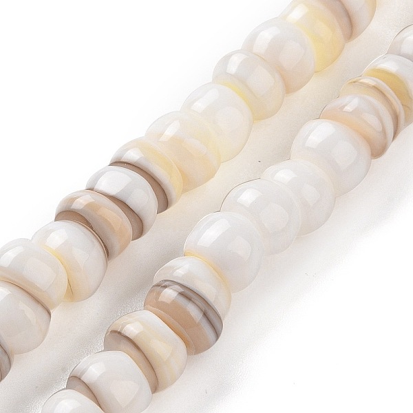 PandaHall Natural Cultured Freshwater Shell Beads Strands, Dyed, Rondelle, Goldenrod, 6.5~7.5x2~6.5mm, Hole: 1mm, about 85pcs/strand, 14.88..., Gold
PandaHall Natural Cultured Freshwater Shell Beads Strands, Dyed, Rondelle, Goldenrod, 6.5~7.5x2~6.5mm, Hole: 1mm, about 85pcs/strand, 14.88..., Gold