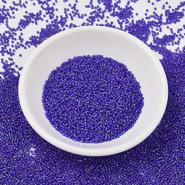 PandaHall MIYUKI Delica Beads, Cylinder, Japanese Seed Beads, 11/0, (DB1785) White Lined Cobalt AB, 1.3x1.6mm, Hole: 0.8mm, about..., Blue
PandaHall MIYUKI Delica Beads, Cylinder, Japanese Seed Beads, 11/0, (DB1785) White Lined Cobalt AB, 1.3x1.6mm, Hole: 0.8mm, about..., Blue