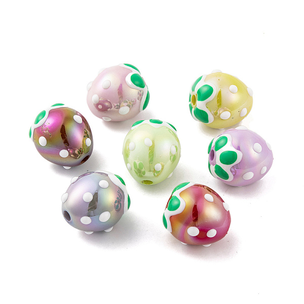 PandaHall UV Plating Rainbow Iridescent Acrylic Beads, Strawberry, Mixed Color, 17x16mm, Hole: 2.6mm Acrylic Strawberry Multicolor
PandaHall UV Plating Rainbow Iridescent Acrylic Beads, Strawberry, Mixed Color, 17x16mm, Hole: 2.6mm Acrylic Strawberry Multicolor