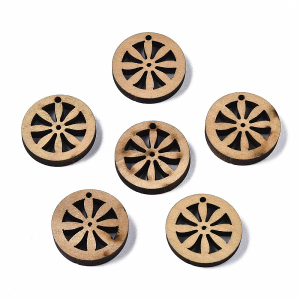 PandaHall Undyed Natural Wooden Pendants, Ring with Flower, BurlyWood, 22x4mm, Hole: 1.6mm Wood Flat Round Orange
PandaHall Undyed Natural Wooden Pendants, Ring with Flower, BurlyWood, 22x4mm, Hole: 1.6mm Wood Flat Round Orange