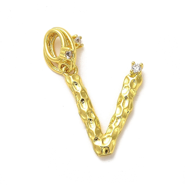 PandaHall Rack Plating Brass Micro Pave Cubic Zirconia European Dangle Charms, Large Hole Letter Pendant, Real 18K Gold Plated, Long-Lasting..., Clear
PandaHall Rack Plating Brass Micro Pave Cubic Zirconia European Dangle Charms, Large Hole Letter Pendant, Real 18K Gold Plated, Long-Lasting..., Clear