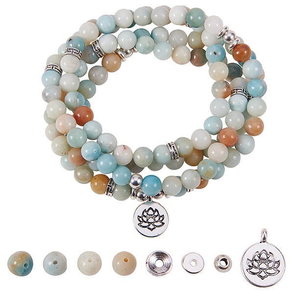 PandaHall SUNNYCLUE 1 Bag DIY 108 Mala Prayer Beads Wrap Bracelets Necklace Making Kit Natural Amazonite Gemstone 8mm Jewelry Starter Kit...
PandaHall SUNNYCLUE 1 Bag DIY 108 Mala Prayer Beads Wrap Bracelets Necklace Making Kit Natural Amazonite Gemstone 8mm Jewelry Starter Kit...