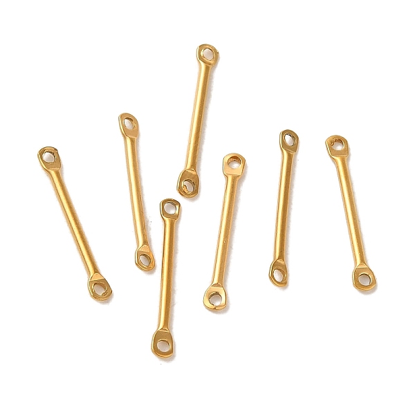 PandaHall Ion Plating(IP) 304 Stainless Steel Connector Charms, Bar Links, Real 18K Gold Plated, 15x2x1mm, Hole: 1mm 304 Stainless Steel...
PandaHall Ion Plating(IP) 304 Stainless Steel Connector Charms, Bar Links, Real 18K Gold Plated, 15x2x1mm, Hole: 1mm 304 Stainless Steel...