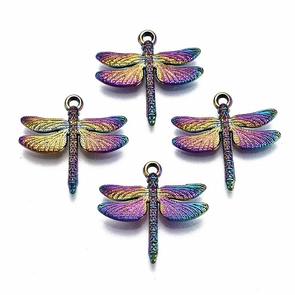 PandaHall Rainbow Color Alloy Pendants, Cadmium Free & Lead Free, Dragonfly, 17.5x18x2mm, Hole: 1.2mm Alloy Dragonfly
PandaHall Rainbow Color Alloy Pendants, Cadmium Free & Lead Free, Dragonfly, 17.5x18x2mm, Hole: 1.2mm Alloy Dragonfly