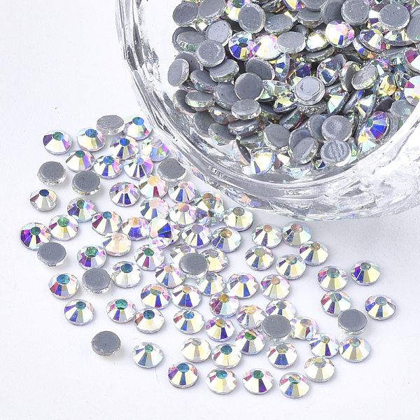 PandaHall Hotfix Rhinestone, Glass Rhinestone Flat Back Cabochons, Half Round, Crystal AB, SS8, 2.3~2.4x1mm, about 1440pcs/bag Glass..., Clear
PandaHall Hotfix Rhinestone, Glass Rhinestone Flat Back Cabochons, Half Round, Crystal AB, SS8, 2.3~2.4x1mm, about 1440pcs/bag Glass..., Clear