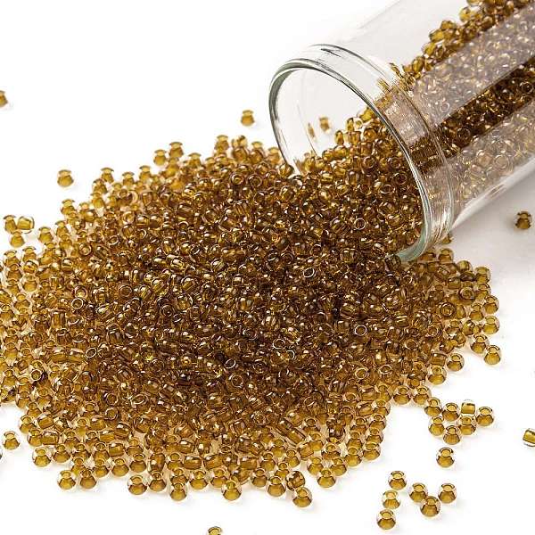 PandaHall TOHO Round Seed Beads, Japanese Seed Beads, (2156) Inside Color Crystal/Golden Amber, 11/0, 2.2mm, Hole: 0.8mm, about 1110pcs/10g..., Brown
PandaHall TOHO Round Seed Beads, Japanese Seed Beads, (2156) Inside Color Crystal/Golden Amber, 11/0, 2.2mm, Hole: 0.8mm, about 1110pcs/10g..., Brown