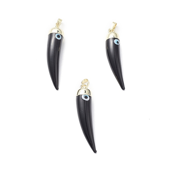 PandaHall Handmade Evil Eye Lampwork Pendants, with Rack Plating Light Gold Tone Brass Findings, Long-Lasting Plated, Lead Free & Cadmium..., Black
PandaHall Handmade Evil Eye Lampwork Pendants, with Rack Plating Light Gold Tone Brass Findings, Long-Lasting Plated, Lead Free & Cadmium..., Black