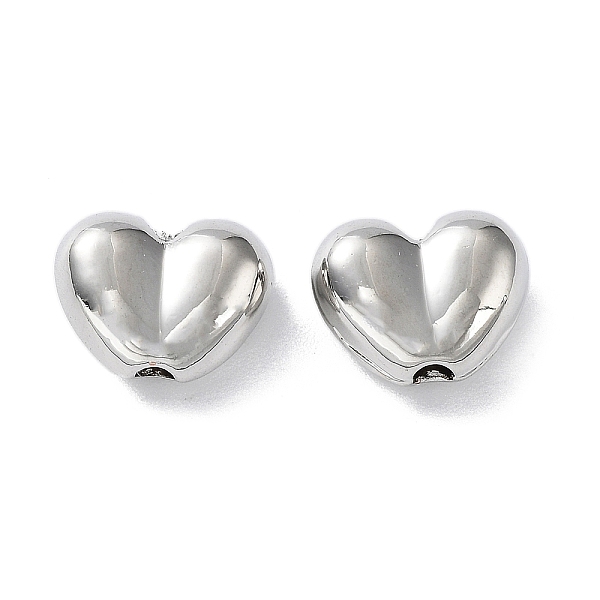 PandaHall Rack Plating Alloy Beads, Heart, Platinum, 8x10x4.5mm, Hole: 1.8mm Alloy Heart
PandaHall Rack Plating Alloy Beads, Heart, Platinum, 8x10x4.5mm, Hole: 1.8mm Alloy Heart