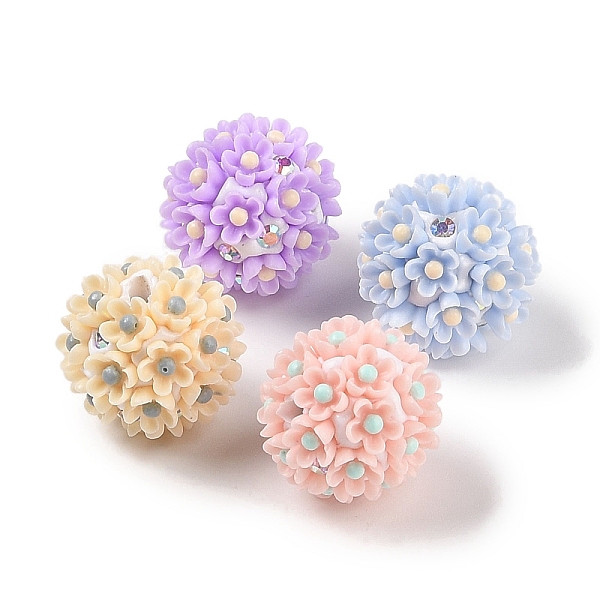 PandaHall Handmade Polymer Clay Rhinestone Beads, with Acrylic, Round with Flower, Mixed Color, 20~21mm, Hole: 2mm Polymer Clay+Acrylic..., Multicolor
PandaHall Handmade Polymer Clay Rhinestone Beads, with Acrylic, Round with Flower, Mixed Color, 20~21mm, Hole: 2mm Polymer Clay+Acrylic..., Multicolor