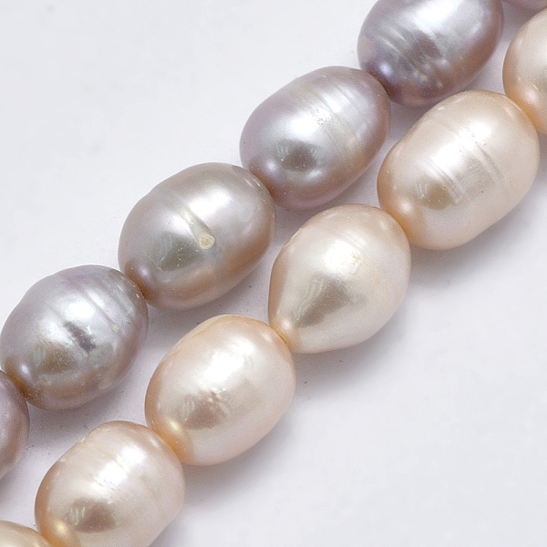 PandaHall Natural Cultured Freshwater Pearl Beads Strands, Rice, Mixed Color, 8~13x7mm, Hole: 0.8mm, about 42pcs/strand, 14 inch(35.5cm)..., Multicolor
PandaHall Natural Cultured Freshwater Pearl Beads Strands, Rice, Mixed Color, 8~13x7mm, Hole: 0.8mm, about 42pcs/strand, 14 inch(35.5cm)..., Multicolor