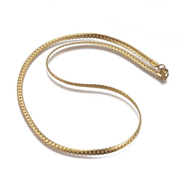 PandaHall 304 Stainless Steel Curb Chain Necklaces, with Lobster Claw Clasps, Golden, 19.4 inch(49.5cm), 4mm 304 Stainless Steel
PandaHall 304 Stainless Steel Curb Chain Necklaces, with Lobster Claw Clasps, Golden, 19.4 inch(49.5cm), 4mm 304 Stainless Steel