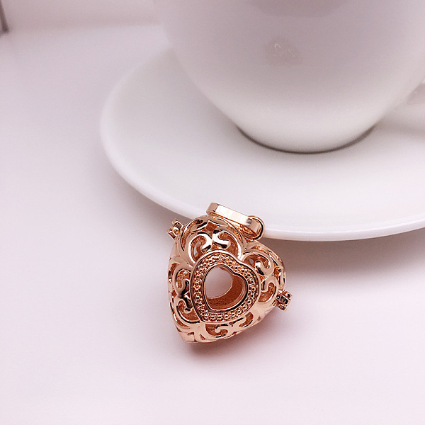 PandaHall Brass Bead Cage Pendants, for Chime Ball Pendant Necklaces Making, Hollow Heart Charm, Light Gold, 26.5x27.5x19.8mm, Hole...
PandaHall Brass Bead Cage Pendants, for Chime Ball Pendant Necklaces Making, Hollow Heart Charm, Light Gold, 26.5x27.5x19.8mm, Hole...